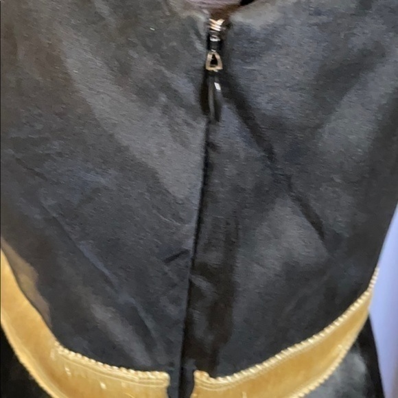 Lotus Grace dress Black satin one shoulder dress. 10 - Picture 5 of 7